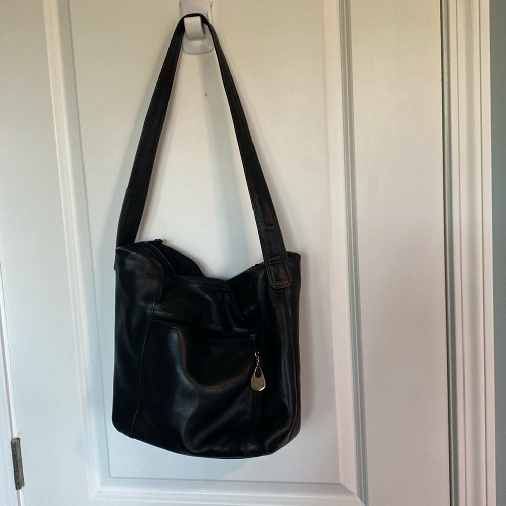 Vintage carriage house, purse, all leather large size